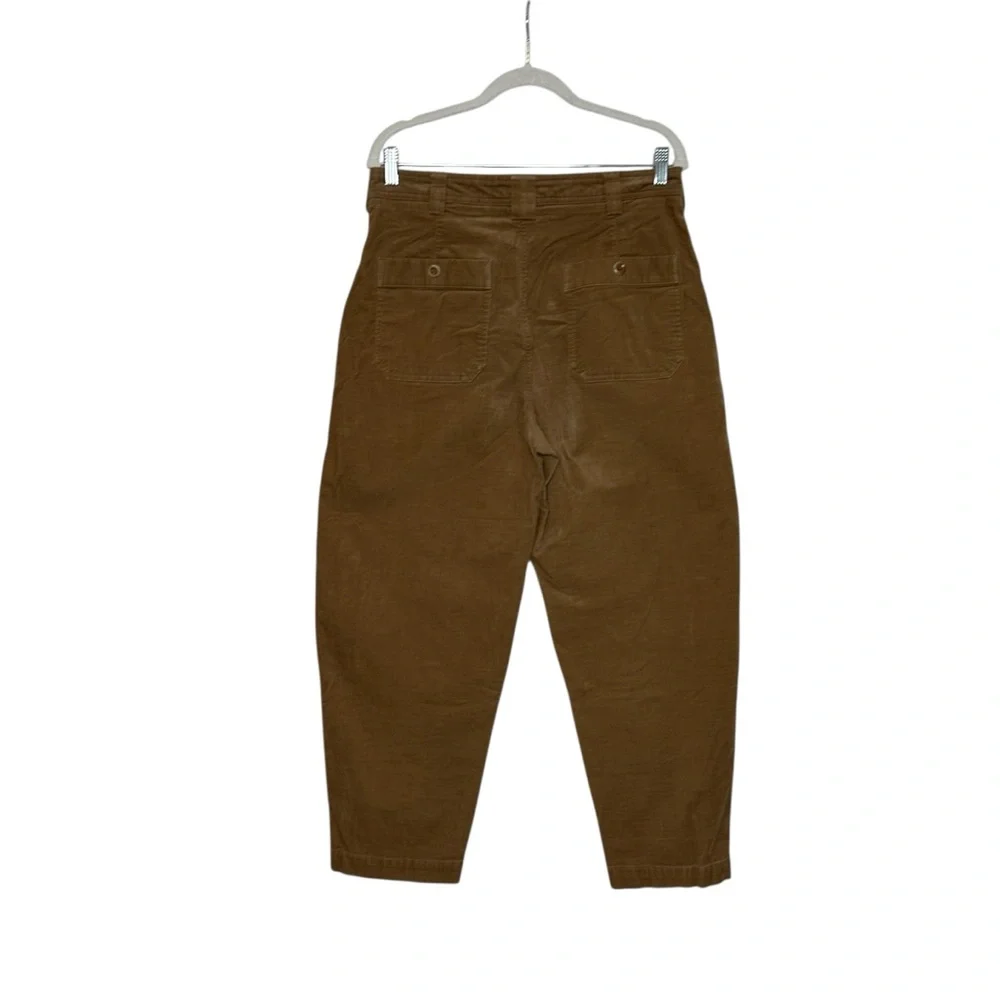 Banana Republic High Rise Brown Corduroy Barrel Pants | Size 10